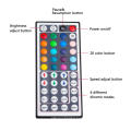 China factory ,16.4Ft 5m 300 unit Waterproof Flexible magic rgb 5050 SMD Music Led Strip Light with12V 5A controller